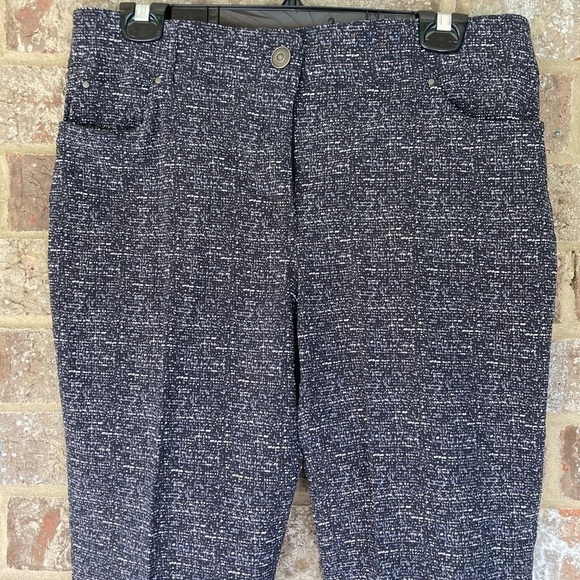 VERVE blues printed  straight leg w/ stretch Size 12 - Picture 4 of 12